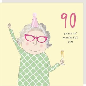 Wonderful You 90th Birthday Card