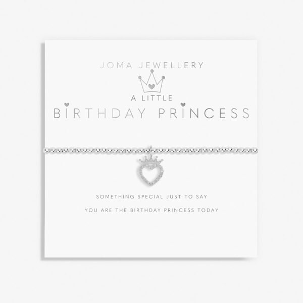 Children's A Little Birthday Princess Bracelet