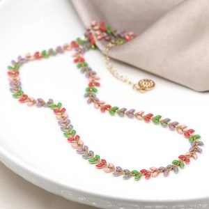 Alternative view of Pastel Droplet Necklace