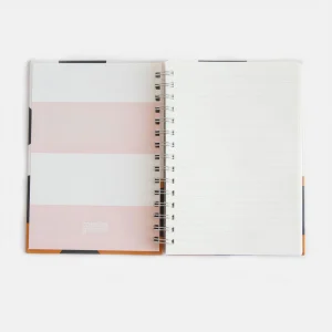 Alternative view of Cream and Tan Mono Spot Spiral Notebook