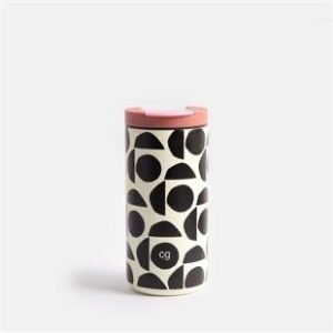 Abstract Geo Insulated Coffee Cup