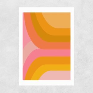 Retro Rainbow Print