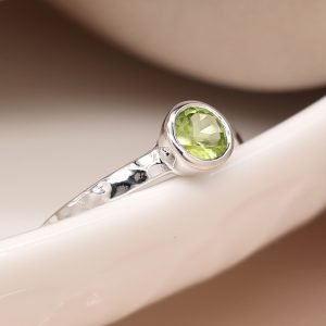 Alternative view of Sterling Silver Peridot Ring