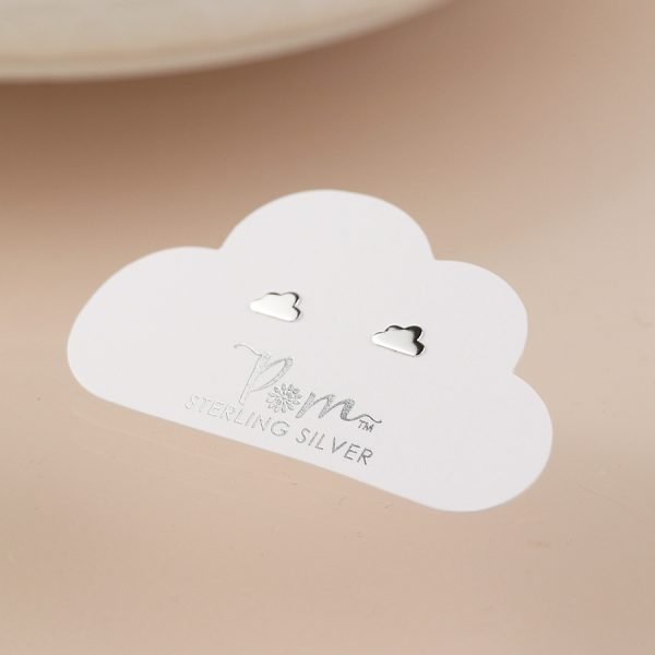 Sterling Silver Little Cloud Studs