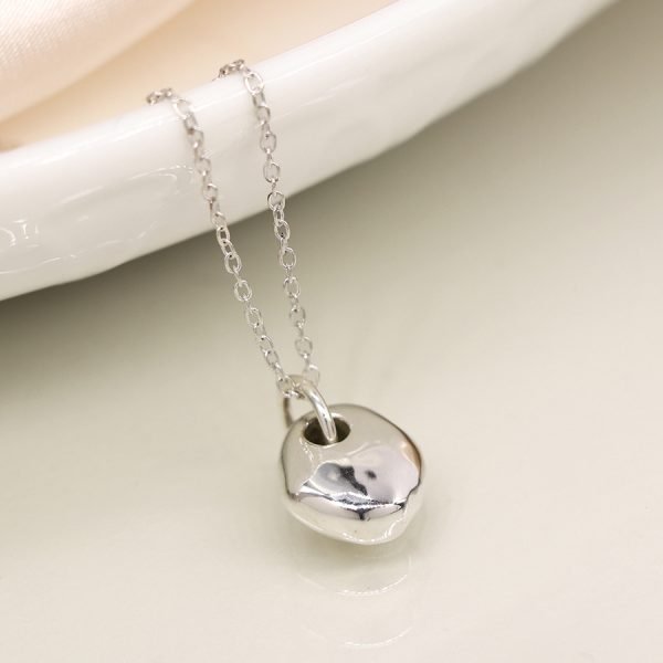 Sterling Silver Pebble Necklace