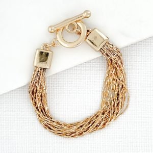 Multi Fine Chain Bracelet