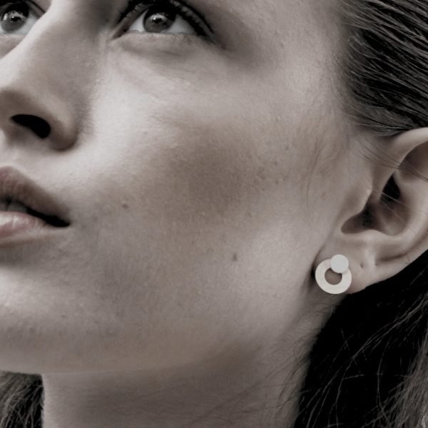 Theia Circle Dot 2in1 Earrings