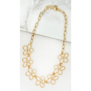 Gold Flower Necklace