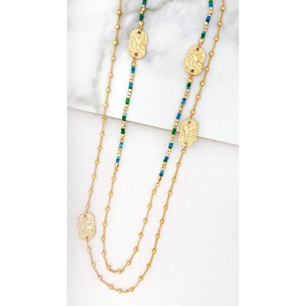 Multi Layered Beaded Necklace