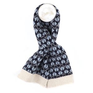 Alternative view of Flower Knit Pull Through Scarf
