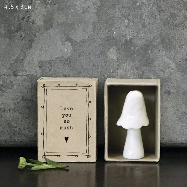Love You Mushroom Matchbox