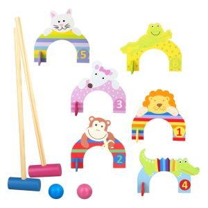 Alternative view of Animals Croquet Set
