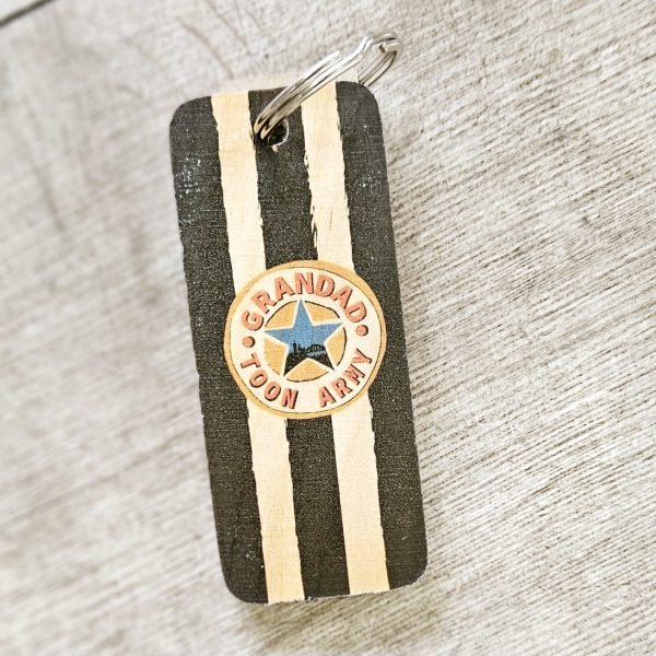 Grandad Toon Army Key Ring