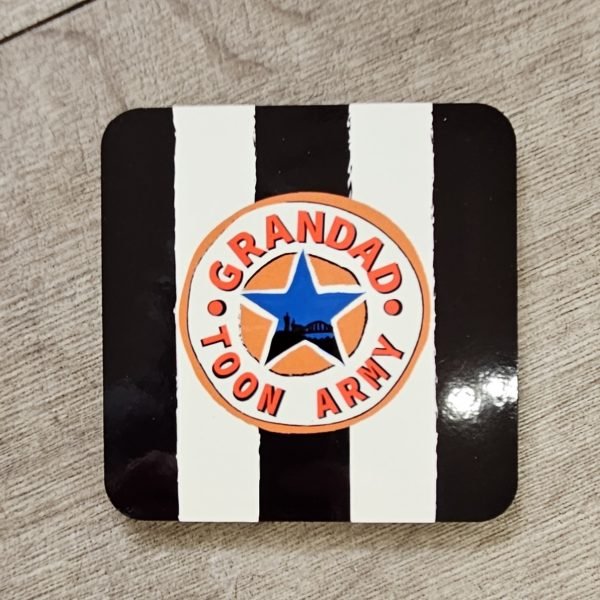 Grandad Toon Army Coaster
