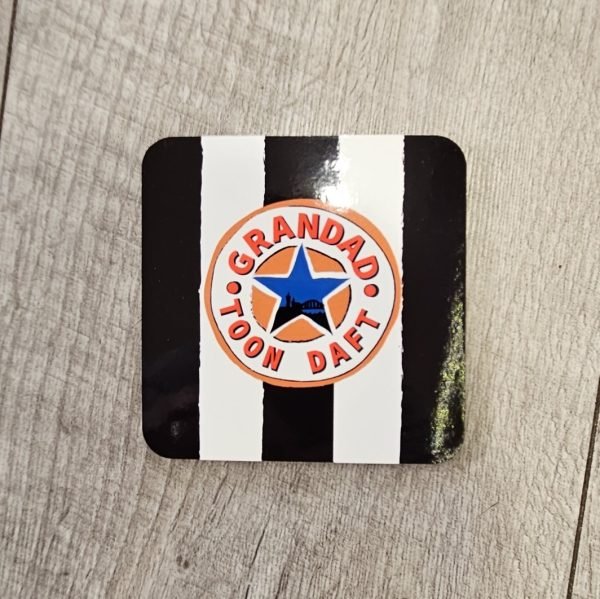 Grandad Toon Daft Coaster