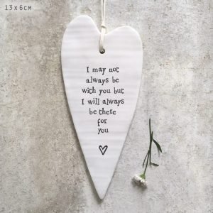 May not always Porcelain long heart