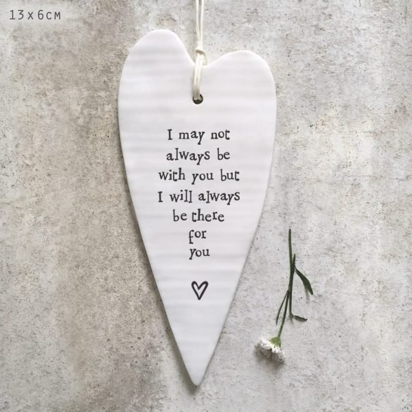 May not always Porcelain long heart