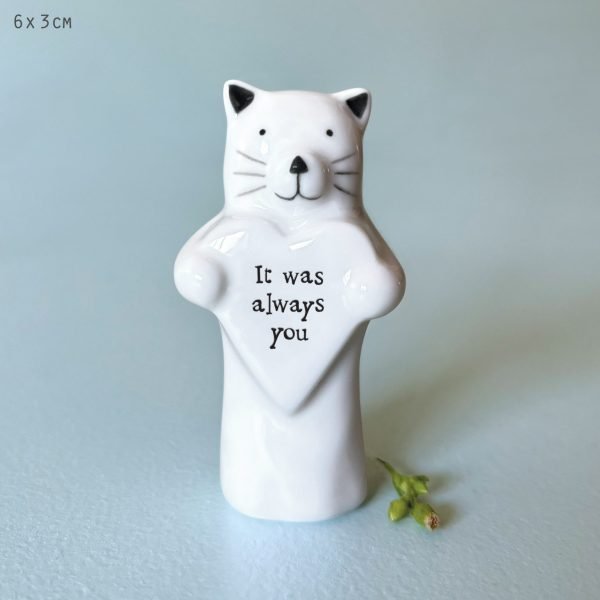 Porcelain Heart Cat