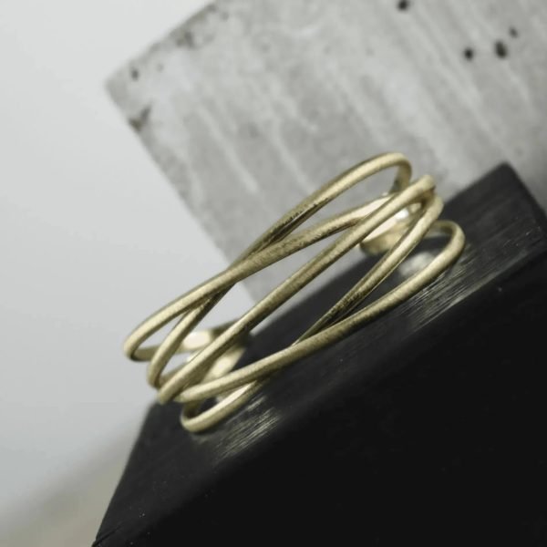 Tara Wrap It Gold Plated Bracelet