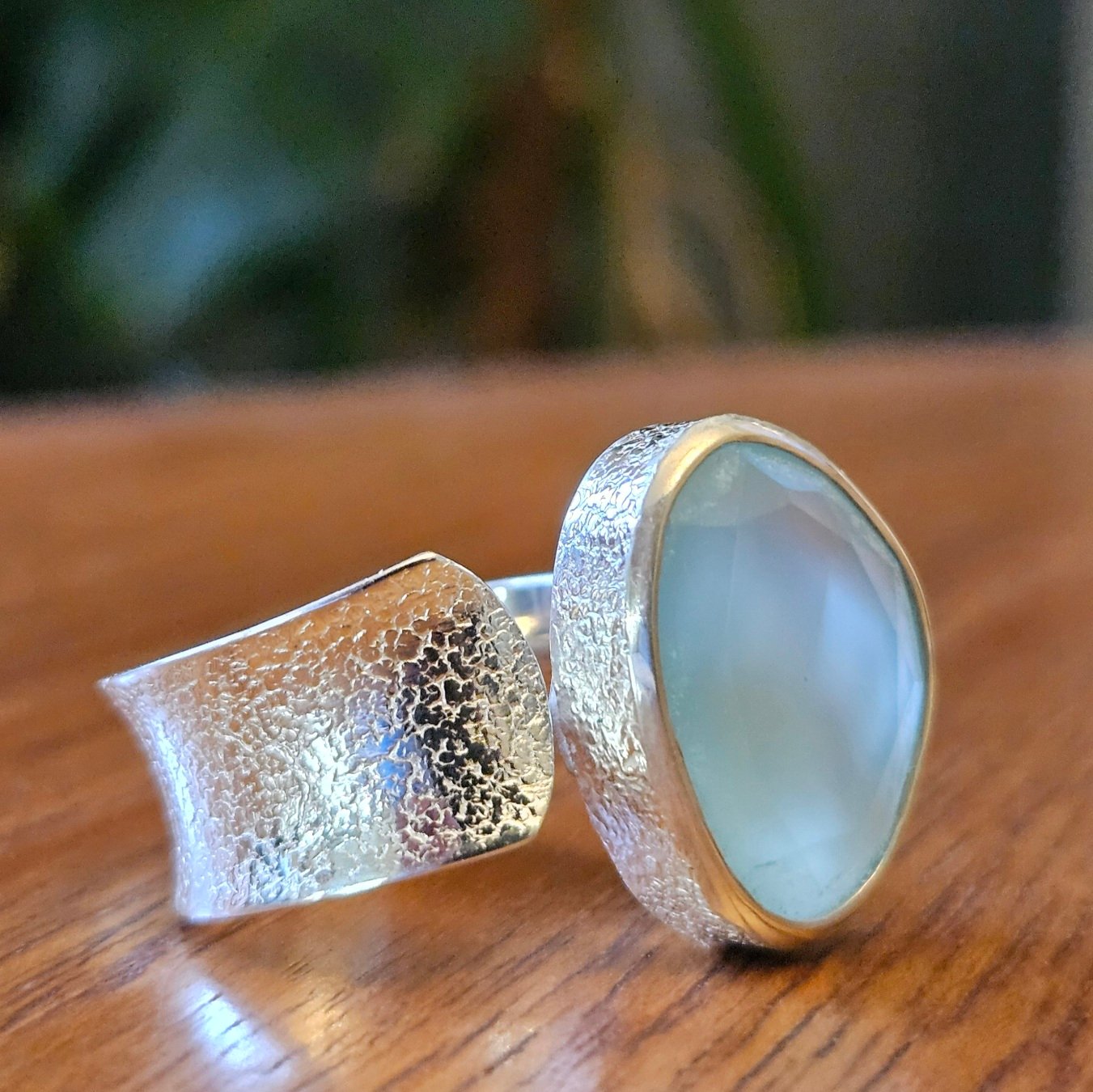 Aqua Paraiba Maharani Ring