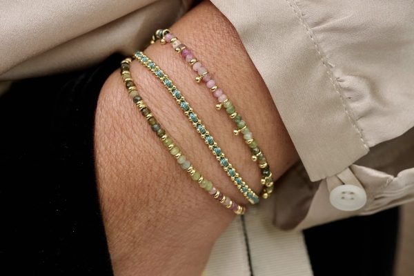 Harmony Tourmaline Silver Bracelet