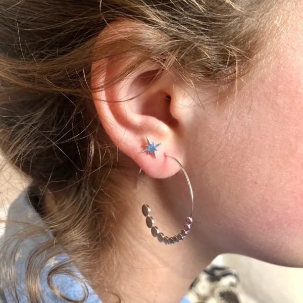 Bubble Hoop Earrings