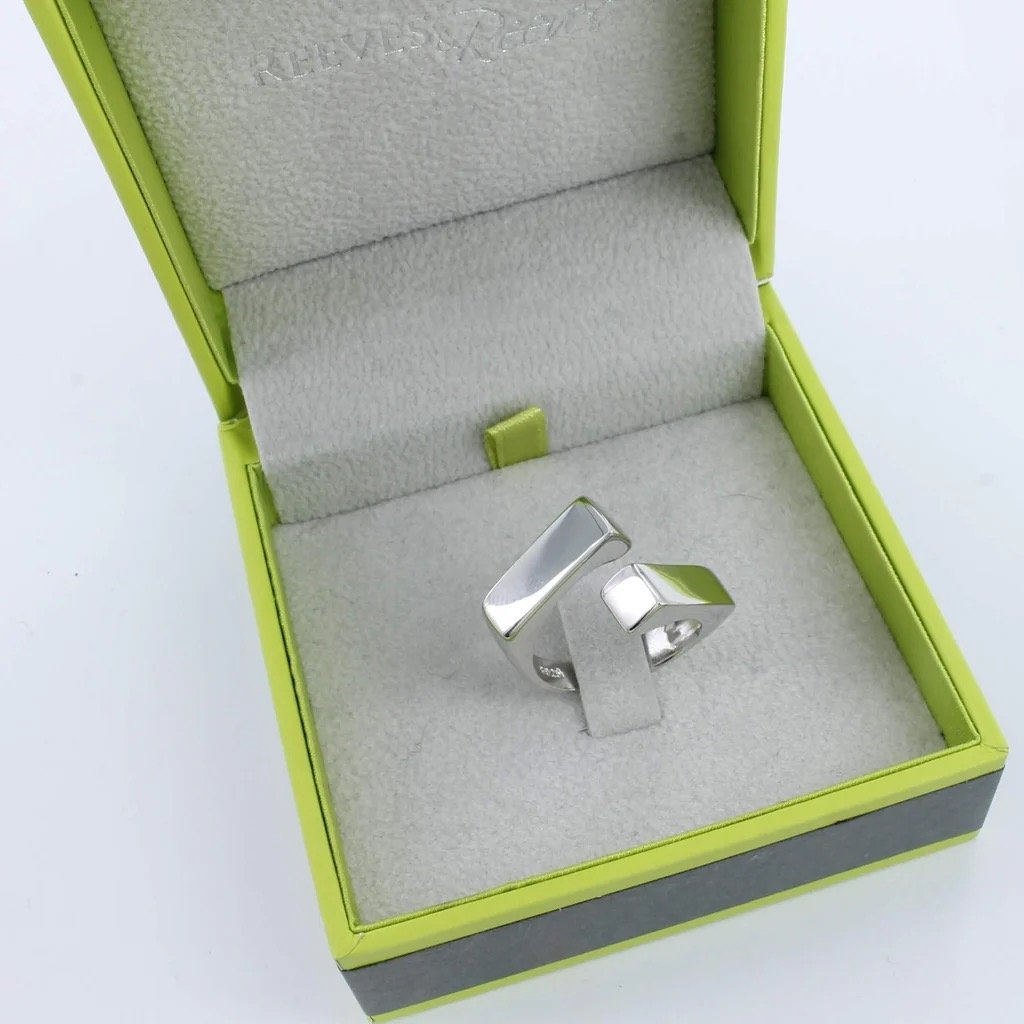 Edgy Adjustable Ring