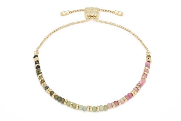 Mystical Tourmaline Gold Bracelet