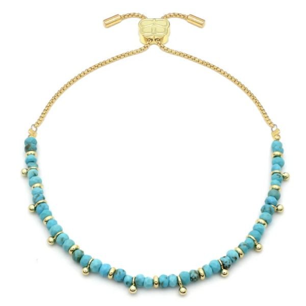 Harmony Turquoise Gold Bracelet