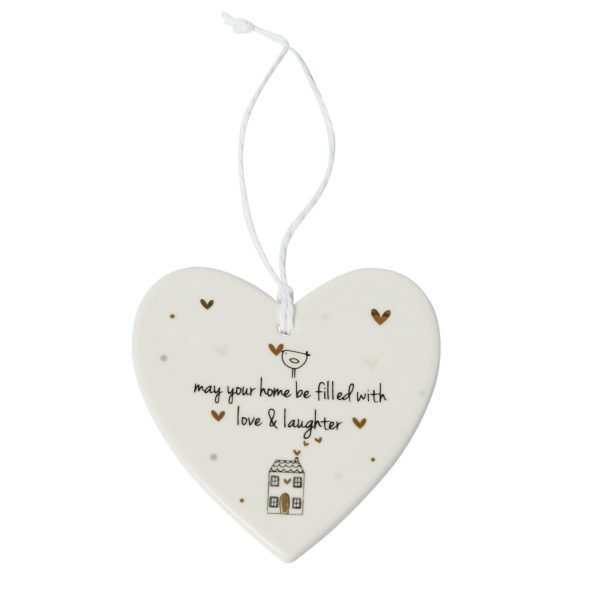 Home Full Of Love and Laughter Hanging Heart