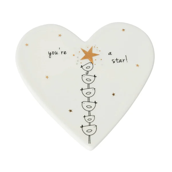 You're A Star Heart Coaster