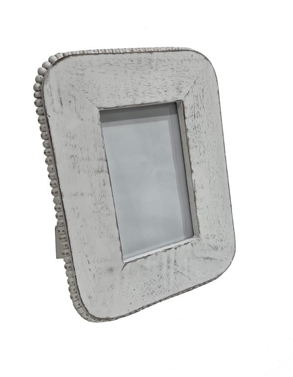 Wooden Beaded Picture Frame