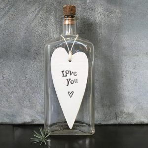 Alternative view of Love You Porcelain Long Heart