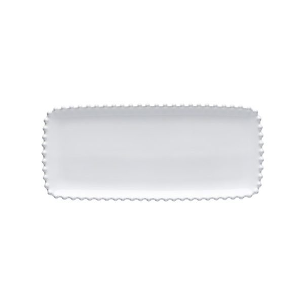 Pearl White Ceramic Tray