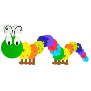 Alternative view of Caterpillar Alphabet Puzzle