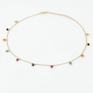 Rainbow Beads Necklace