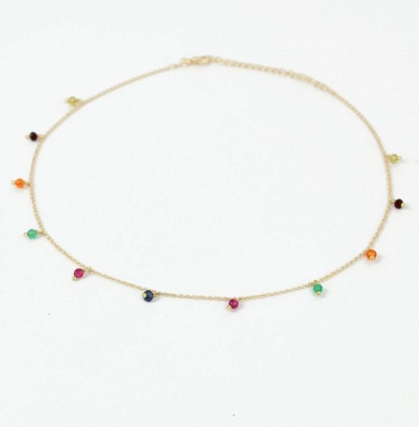 Rainbow Beads Necklace