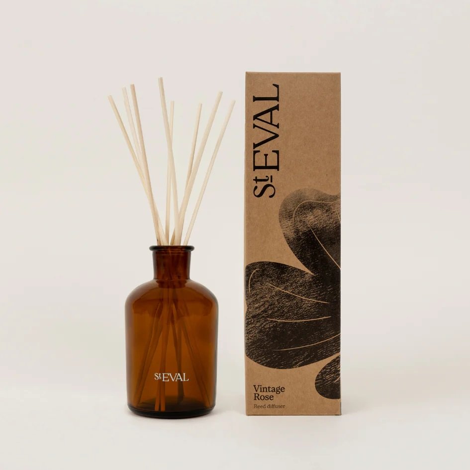 St. Eval Reed Diffuser - Vintage Rose