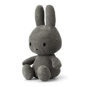 Alternative view of Grey Corduroy Miffy Soft Toy
