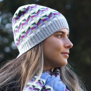 Geometric Beanie Hat