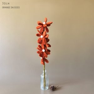 Alternative view of Felt Daisy Stems