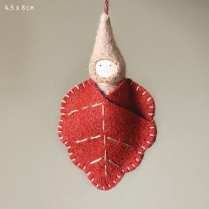 Alternative view of Felt Woodland Leaf Babies