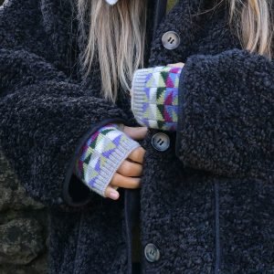 Geometric Wrist Warmers