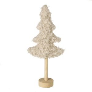 Fur tree with wood base