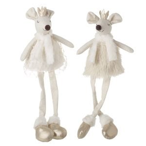 Sitting Mice with Crowns