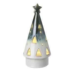 Ceramic Cone Light Up Tree