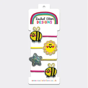 Bees and Flowers Hair Bands