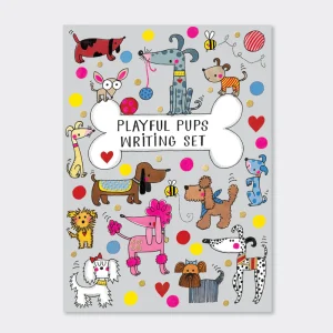 Alternative view of Playful Pups Writing Set