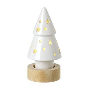 White porcelain stars tree