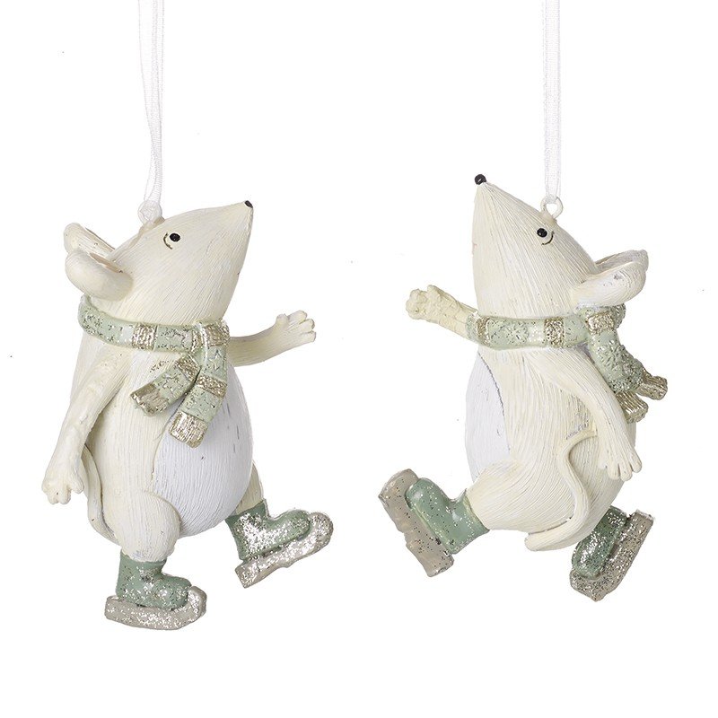 Small Hanging Skating Mice